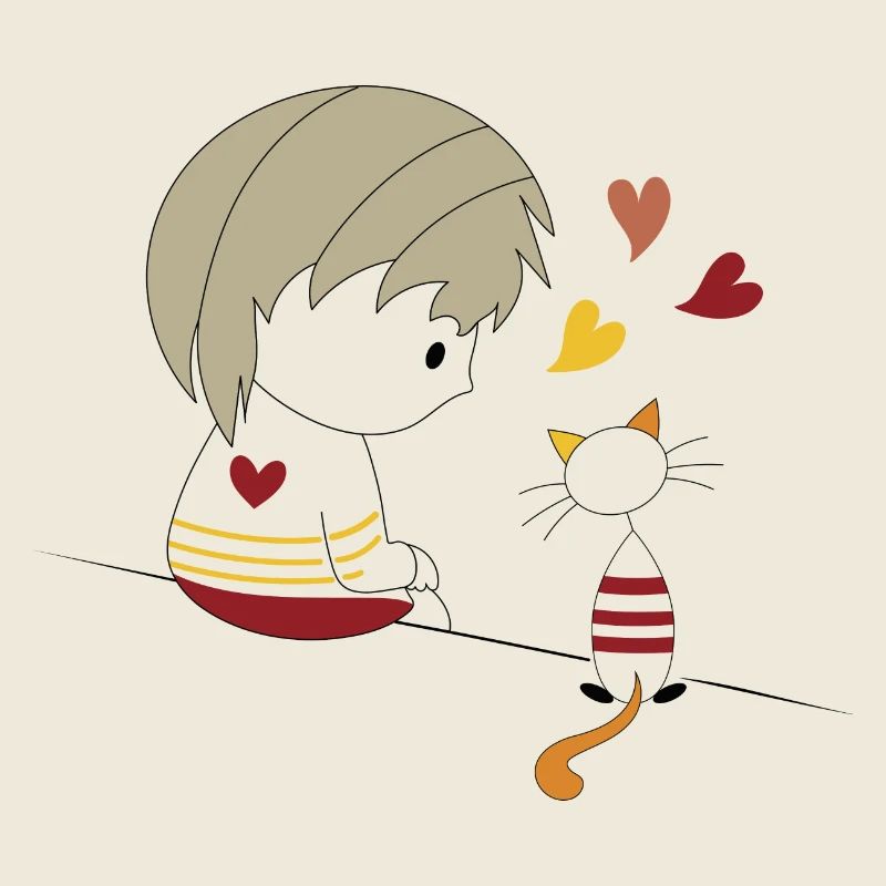 Loris & Sissi sitzendes Herz