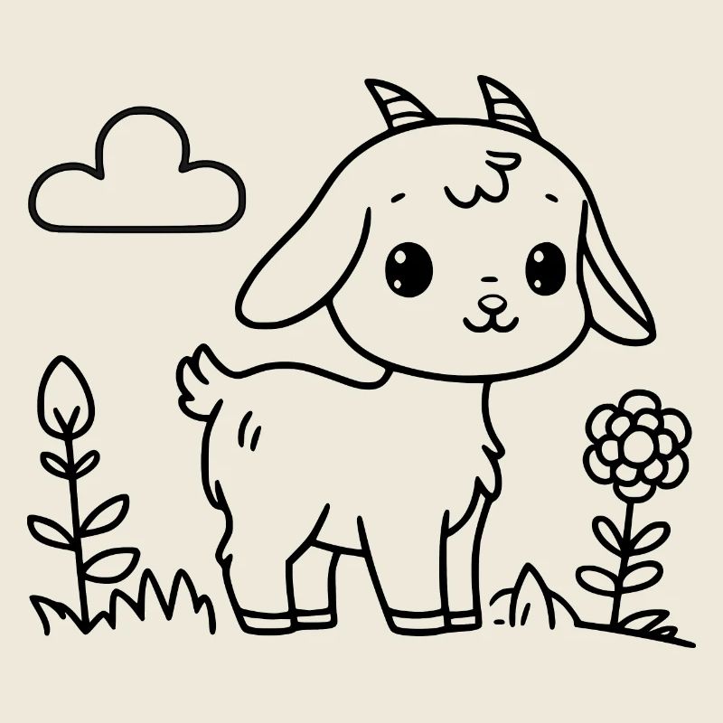 Cute Goat