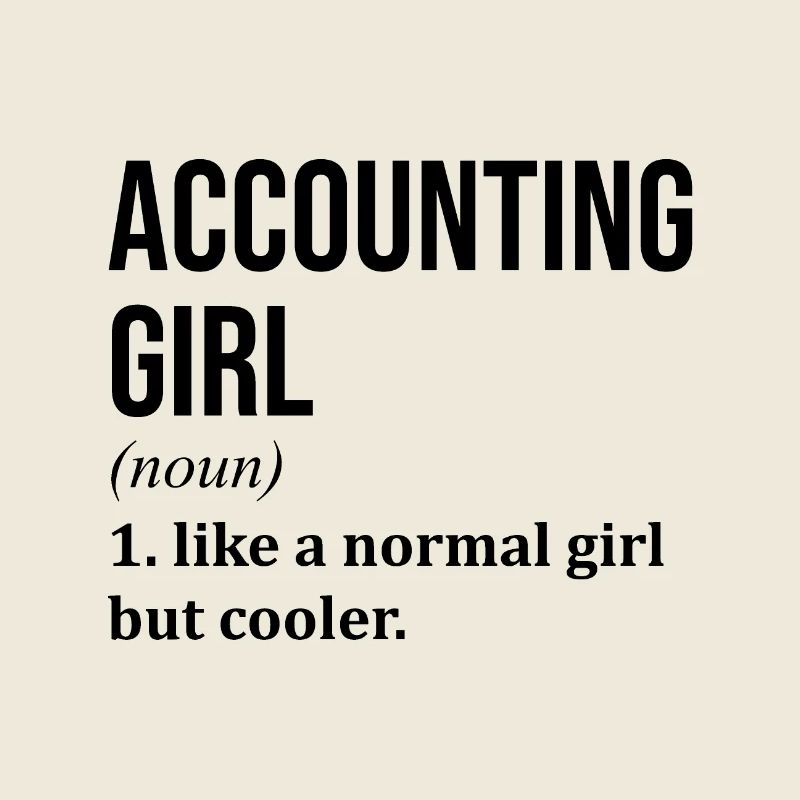 Comptabilité Fille Drôle Dire