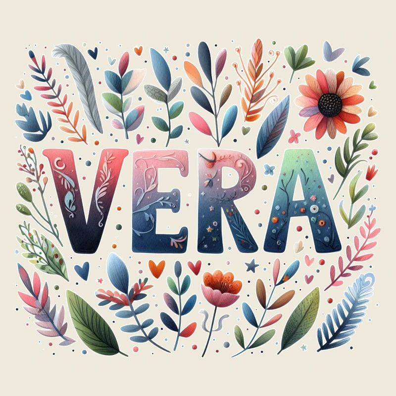 Vera Surname First name Watercolor