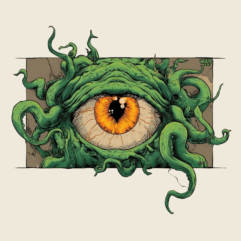 Globe oculaire monstre