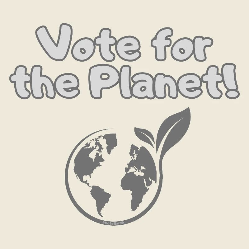 Vote for the Planet – Climate Crisis Statement Shirt
