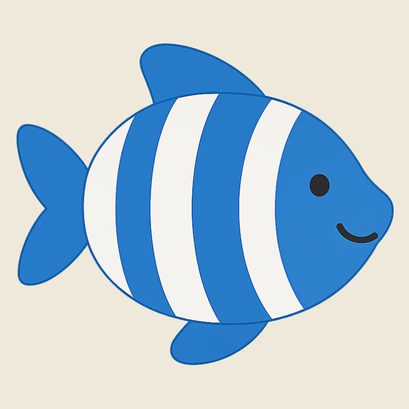 Poisson rayé