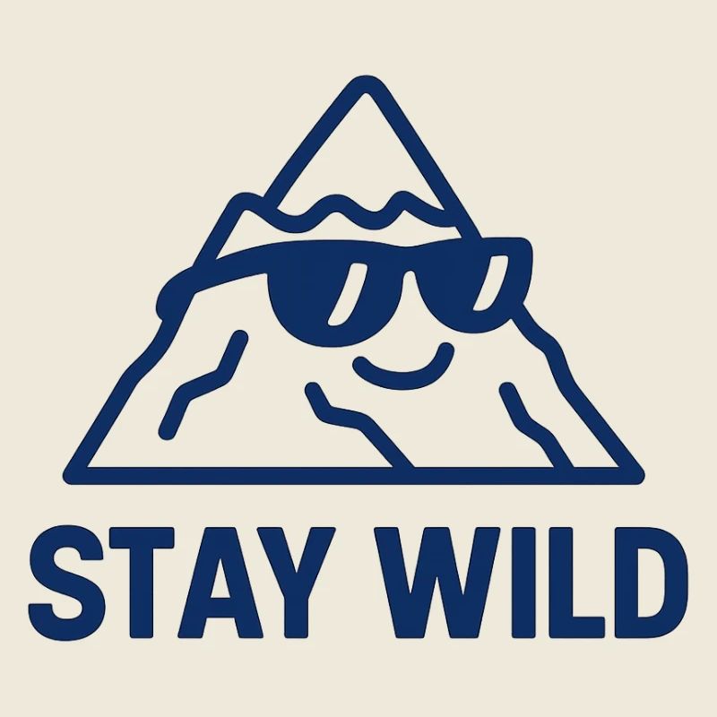 „Star Wild“Berglandschaft mit Sonnenbrille 