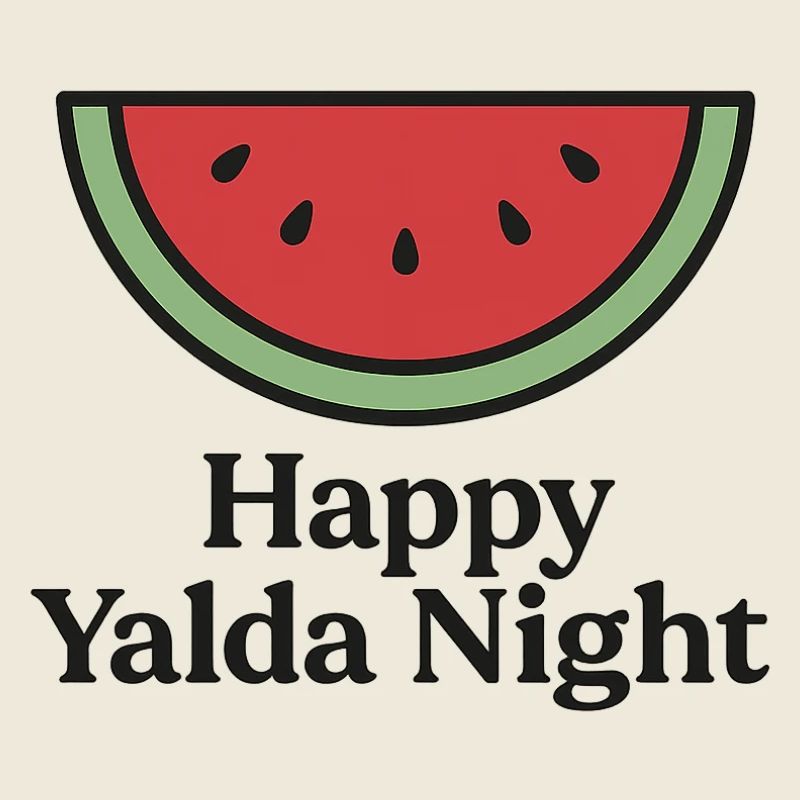 Yalda Night Watermelon Design