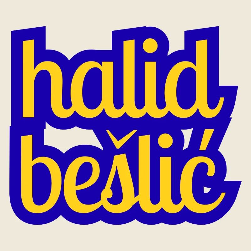 Halid Bešlić - Design en bleu jaune