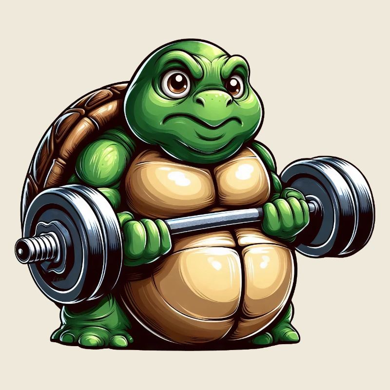 Entraînement avec haltères Grim Turtle