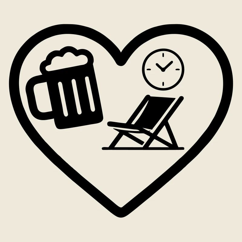 Humour de la maison d’invités Heart Beer