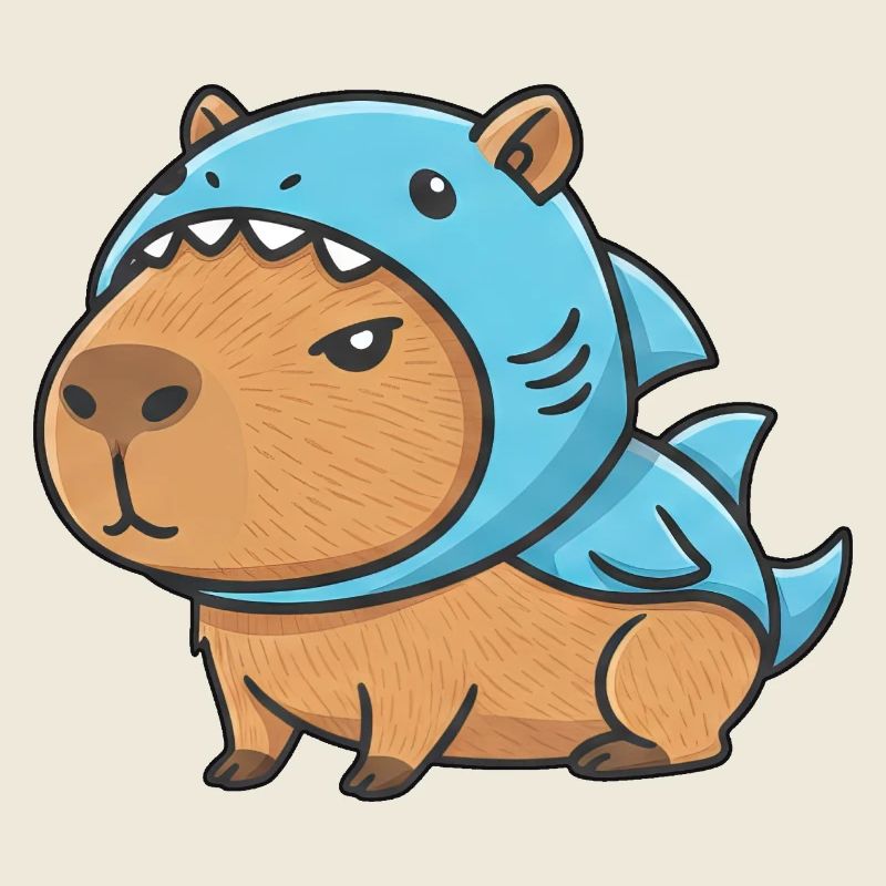 Cute Capybara Hamster Guinea Pig Carnival