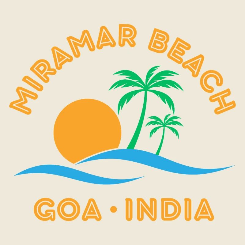 PLAGE DE MIRAM, GOA, INDE