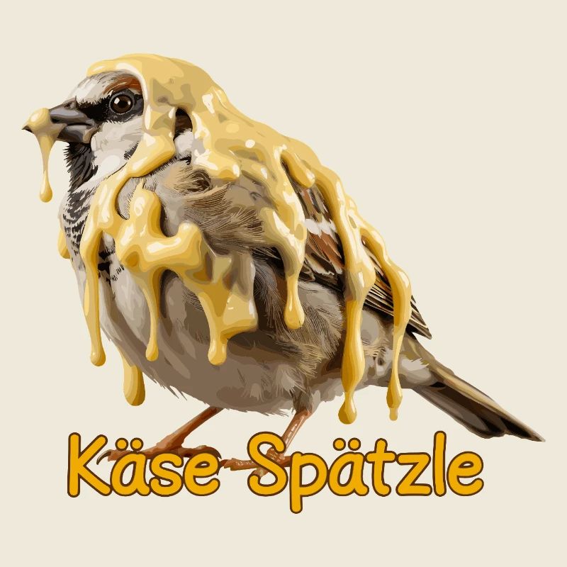 Cheese Spätzle Spatz Funny Swabian Cheese