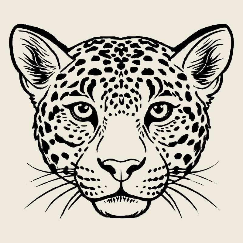 Leopardengesicht