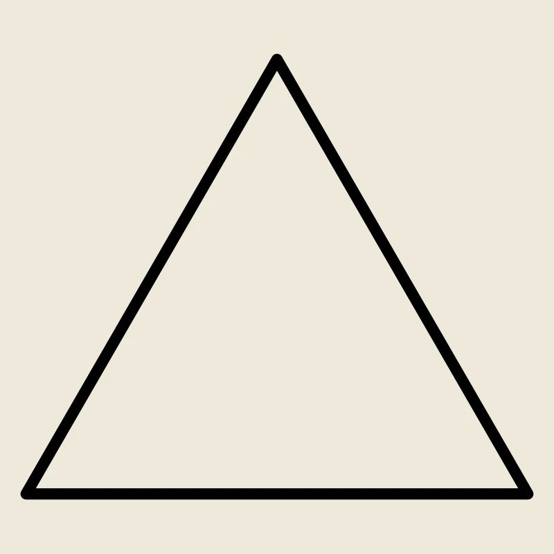 Triangle symbolique équilatéral