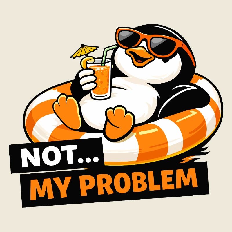 Not My Problem Penguin Chill