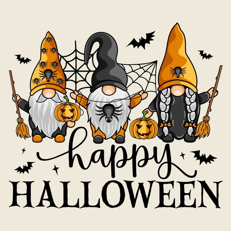 Frohe Halloween-Gnome