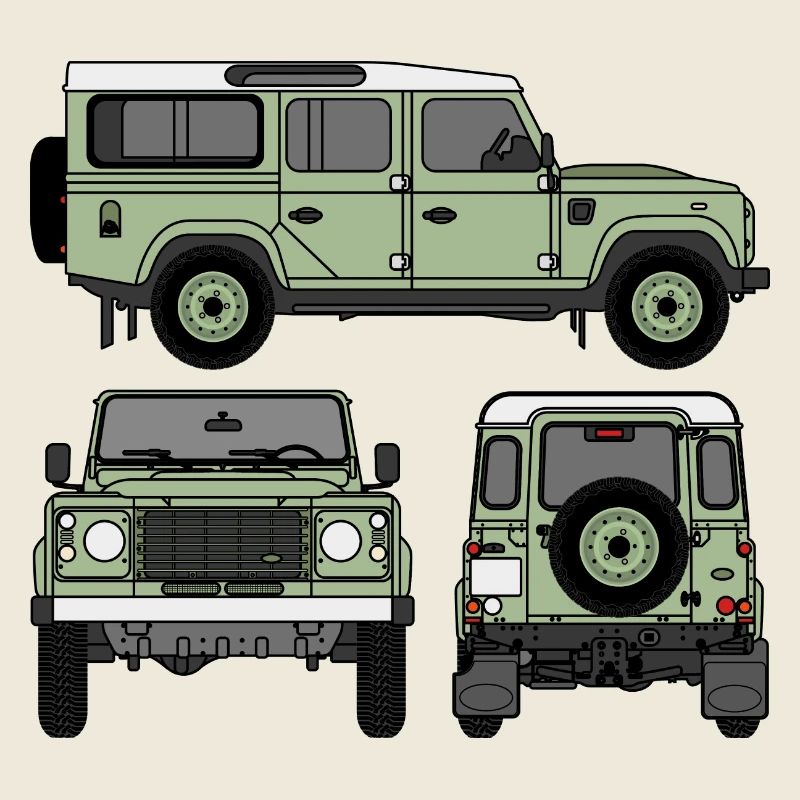 Defender 110 - Côtés