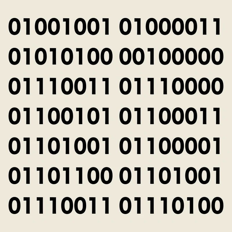 ICT specialist in binary. Software humor shirt #