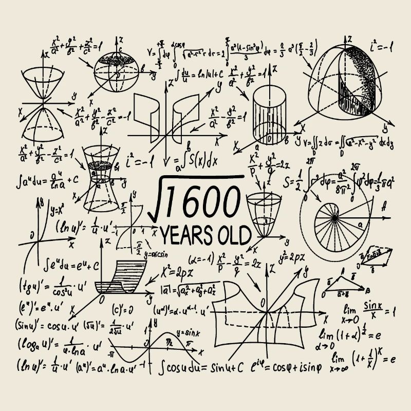 40th Birthday for Math Teachers and Math Nerds