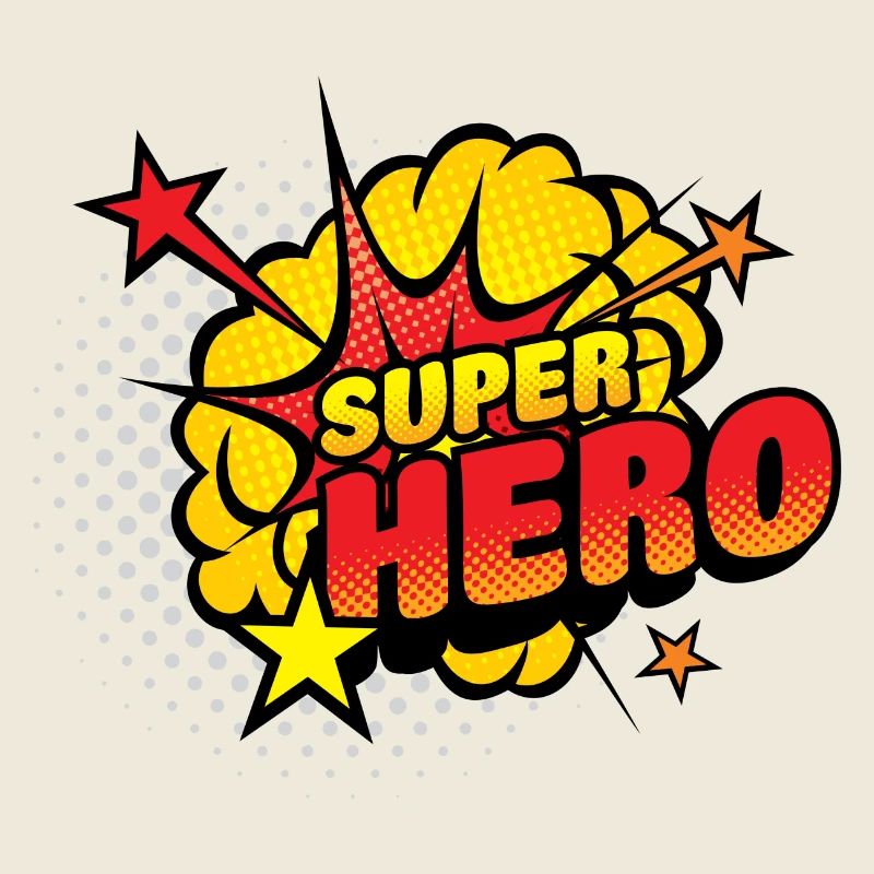 Superhelden Comic Explosion