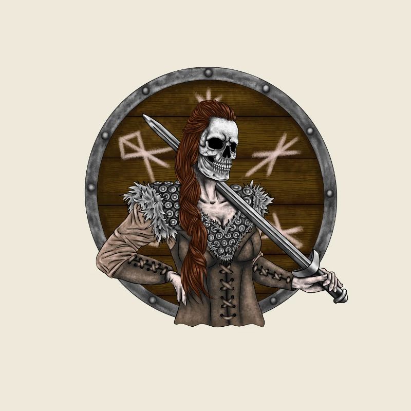 Vikingmaidmit Schild