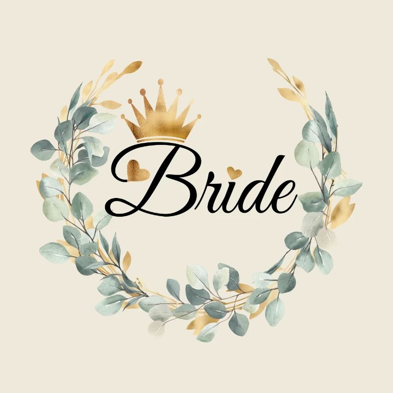 Team Bride! Wreath & crown design, customisable