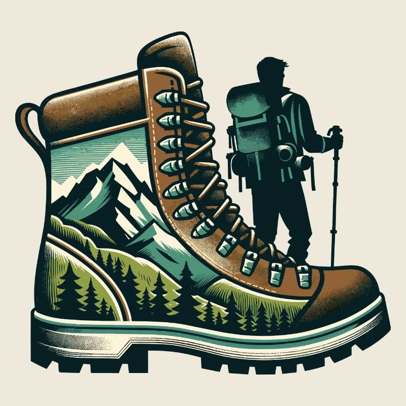 Hiking boots Mountain Trekkeur Randonneur
