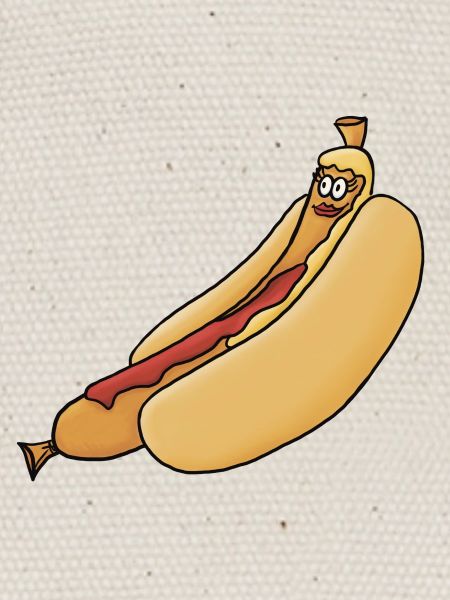 Bockwurst détendu en chignon