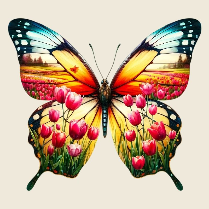 Butterfly tulips tulip Holland