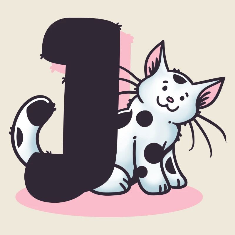 Lettre Chat J