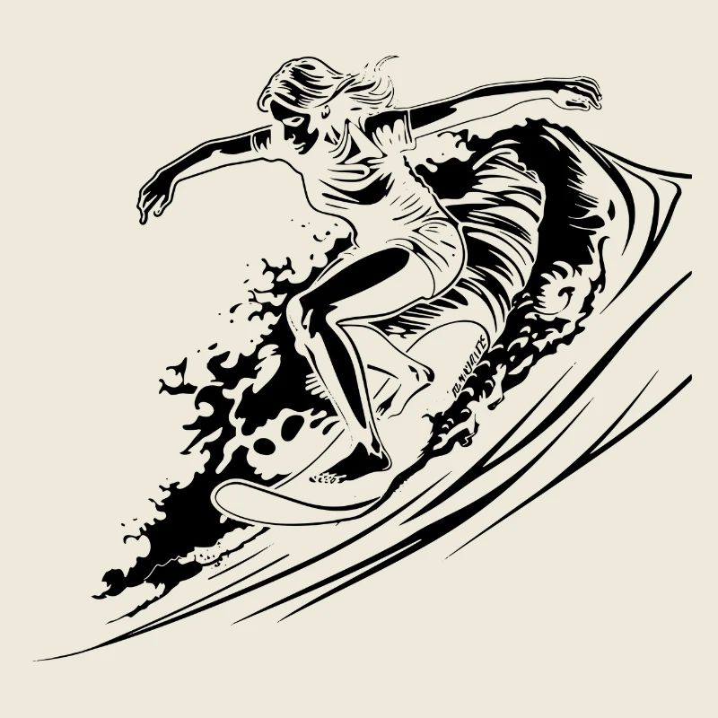 Surfen Mädchen