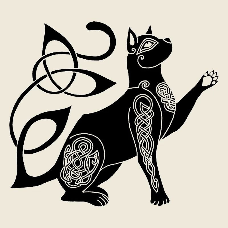 Chat noir celte