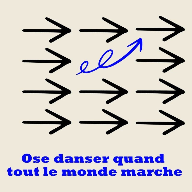 Dance when everyone else walks – Minimal design