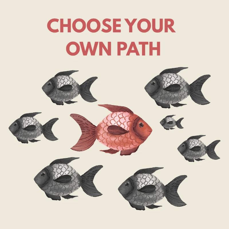 Choose your own path red fish