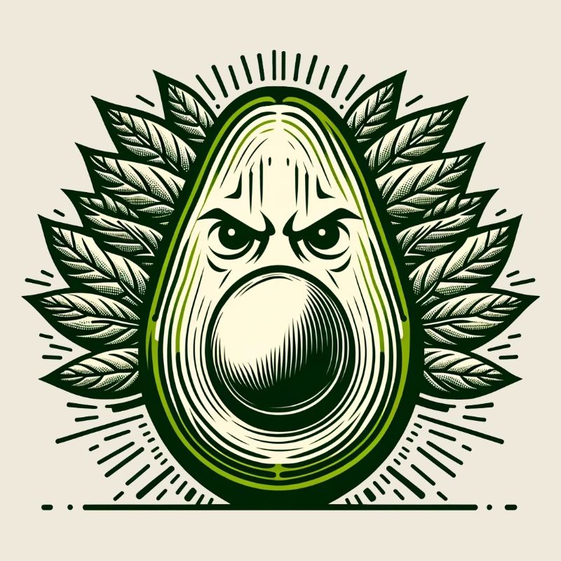 Avocado Warrior Face