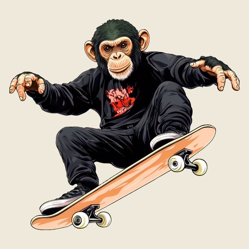 Monkey Skateboard