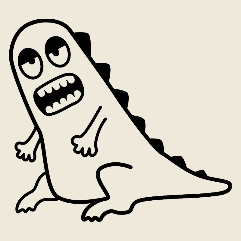 Dino Grrr – T-Rex, Nerd & Comic Style