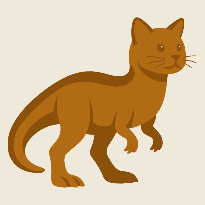 Trex Katze Dinosaurier