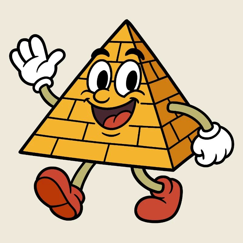 Talking wacky pyramid