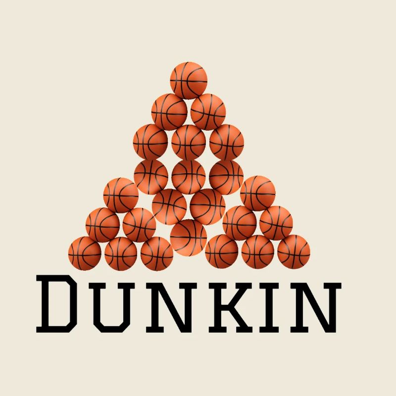 Logo pyramidal de basket-ball