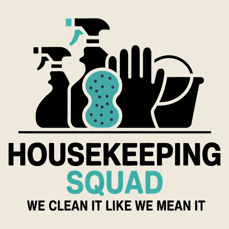 Lustiges Putzen Design