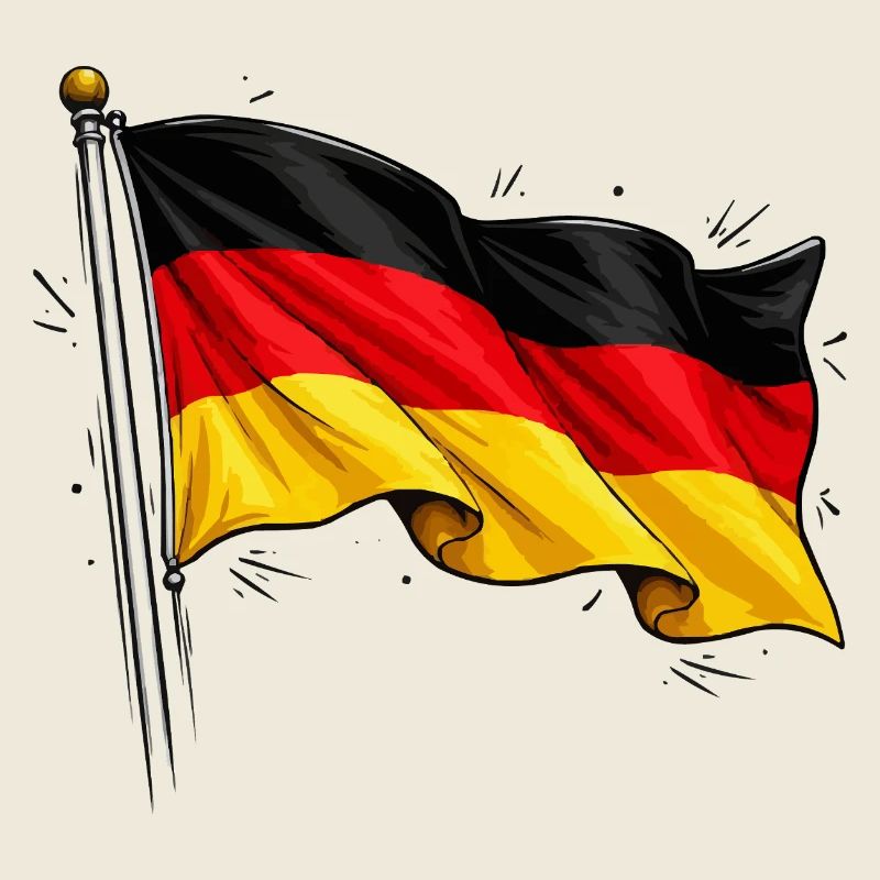 Deutsche Flagge 