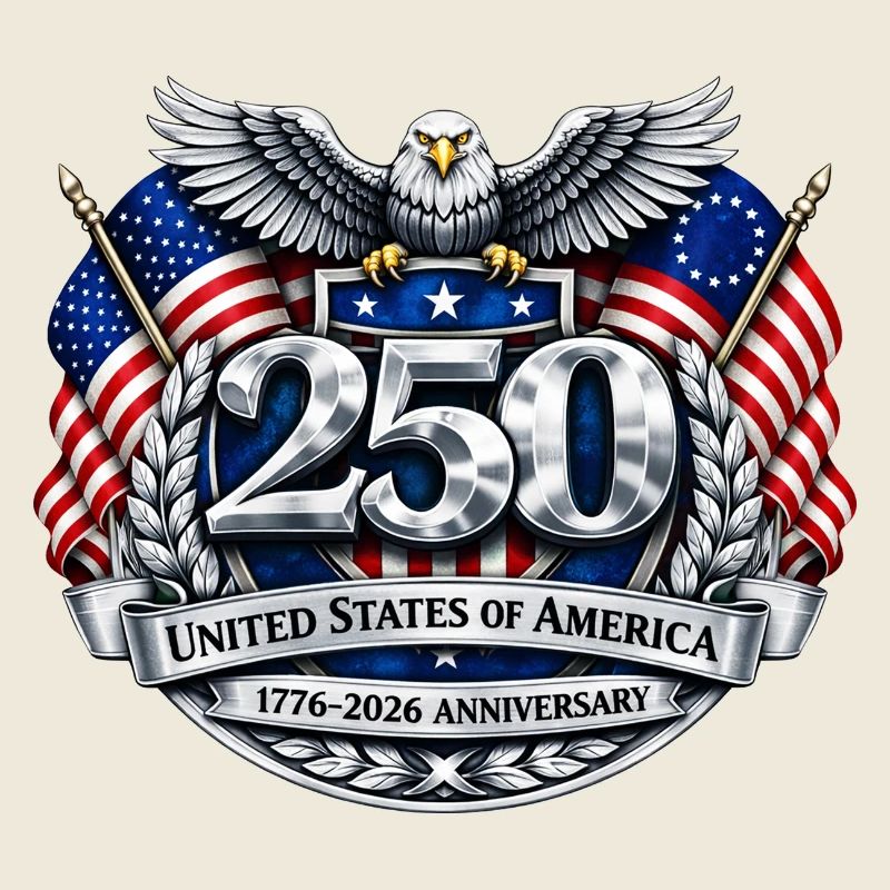 US 250th Anniversary Emblem