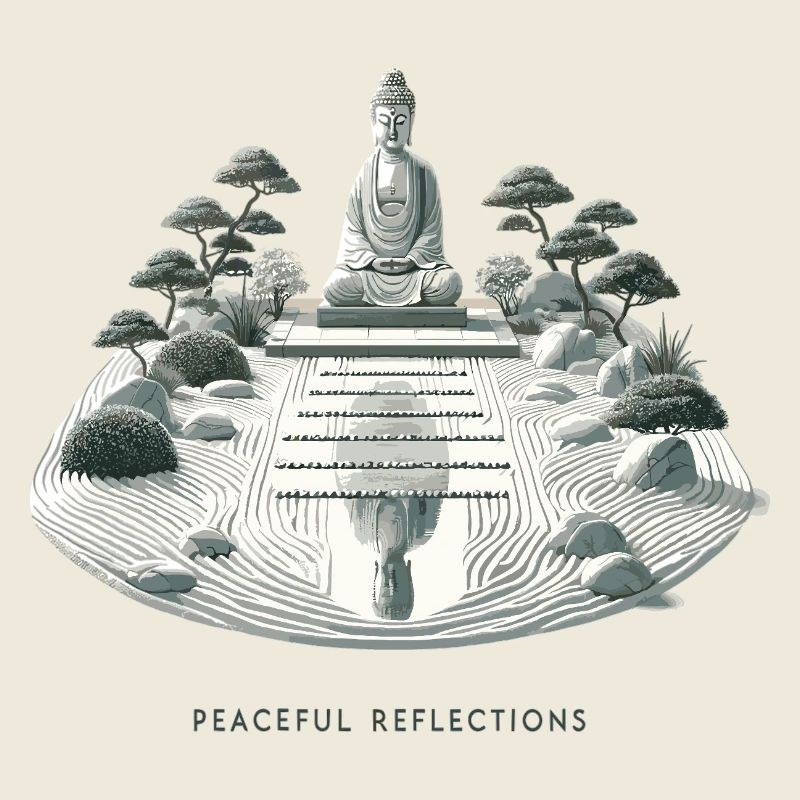 Stille Reflektionen ZenGarten