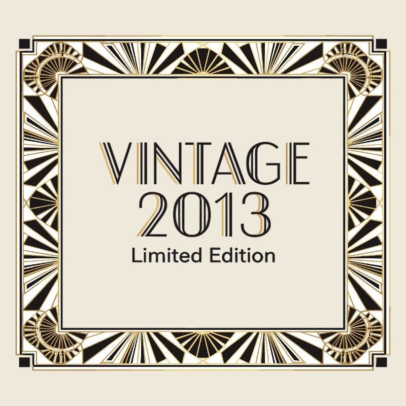 Anniversaire Art déco édition limitée vintage 2013