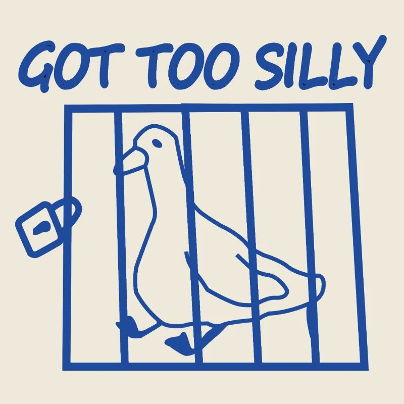 Zu dummer Vogel im Käfig