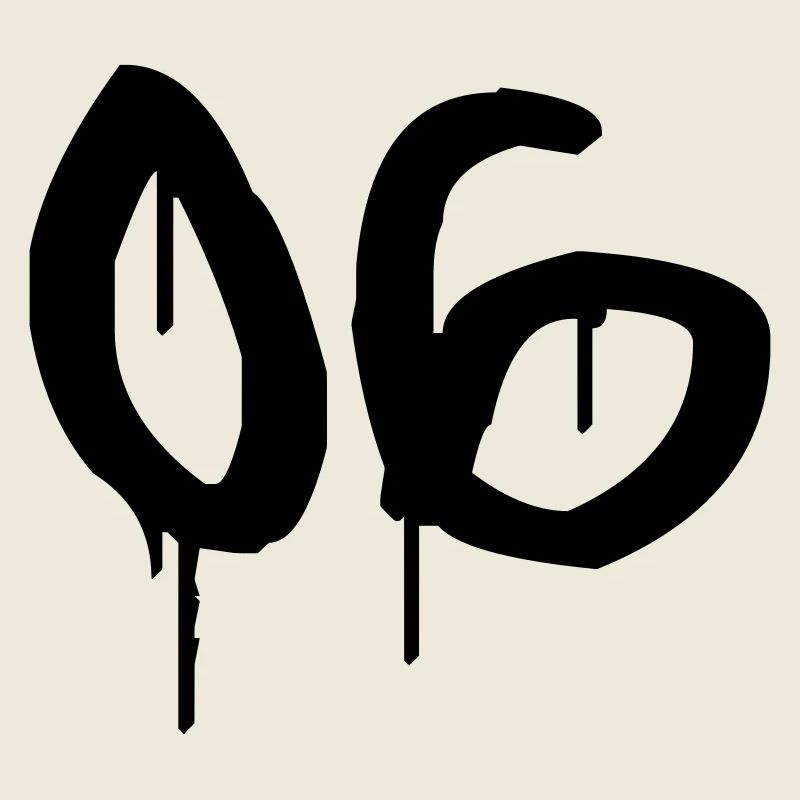 Number 06 Urban Graffiti Style