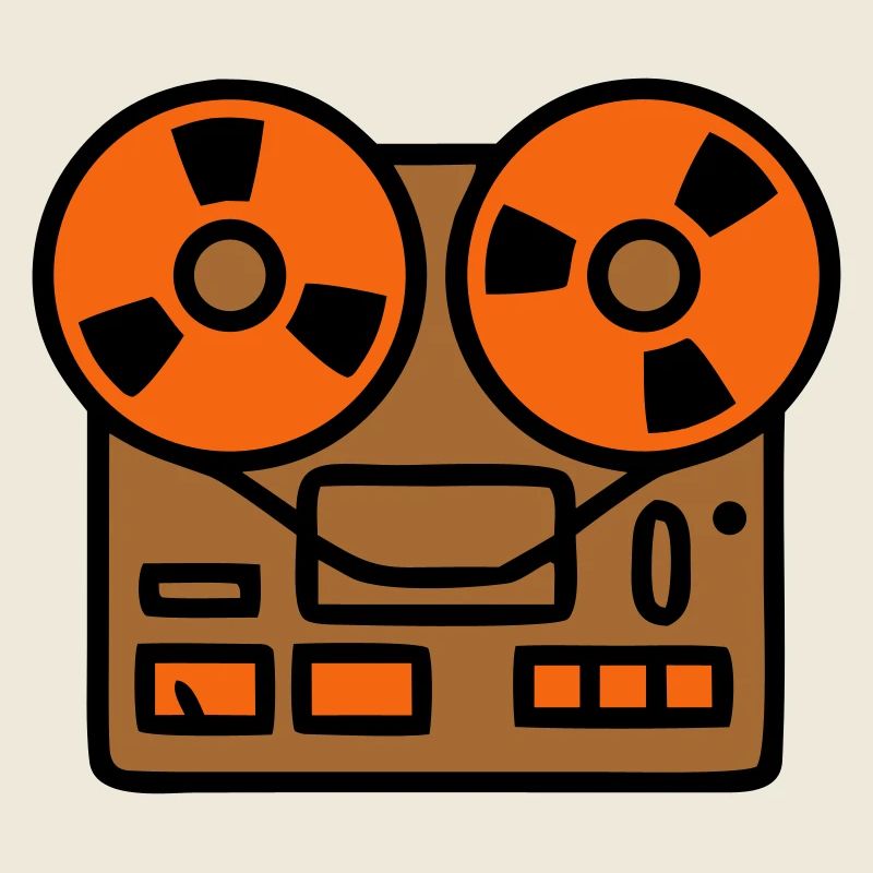Audio Podcast Studio tape recorder