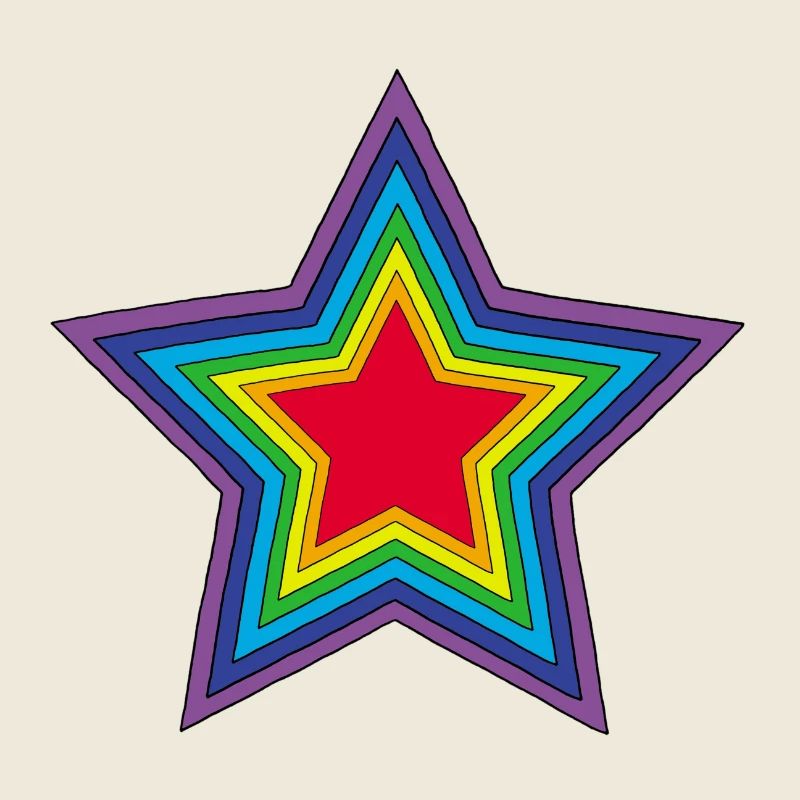 Etoile arc-en-ciel