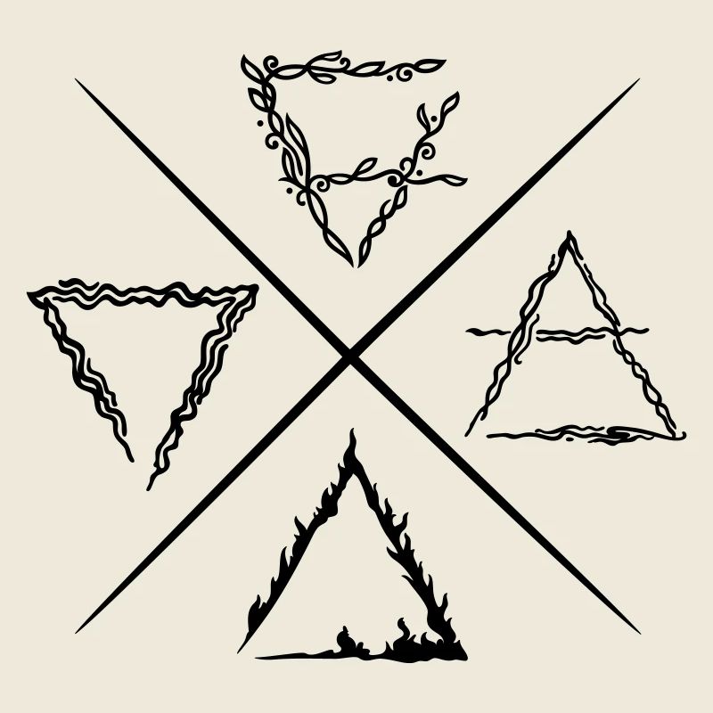 Quatre éléments symboles