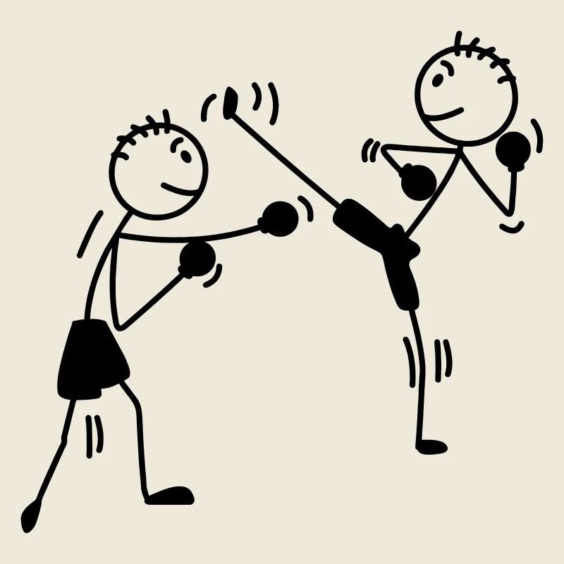 kickboxing high kick and punches